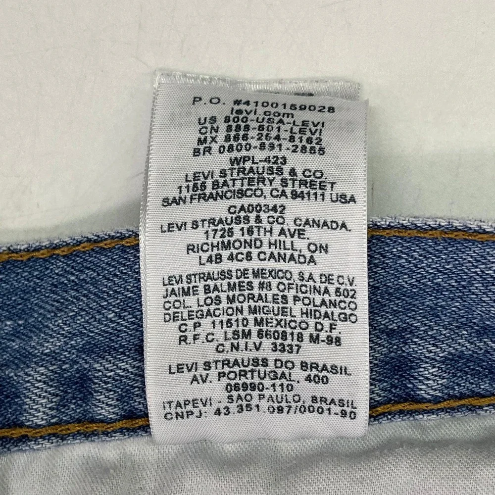 Levis 560 Comfort Fit Jeans Mens 40x34 Blue Medium Wash Loose Tapered‎ Denim